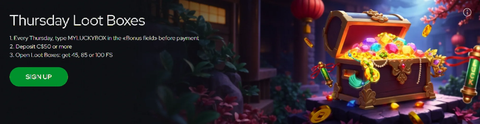 Thursday loot boxes promotion